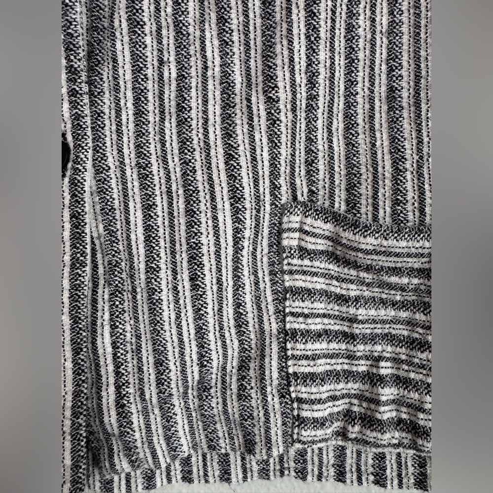 Eileen Fisher Linen Striped Button Vest Size L Minimalist Boho Chic Lagenlook - Picture 8 of 10